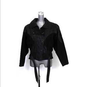 ✨SOLD✨vintage womens xs leather motorcycle jacket
